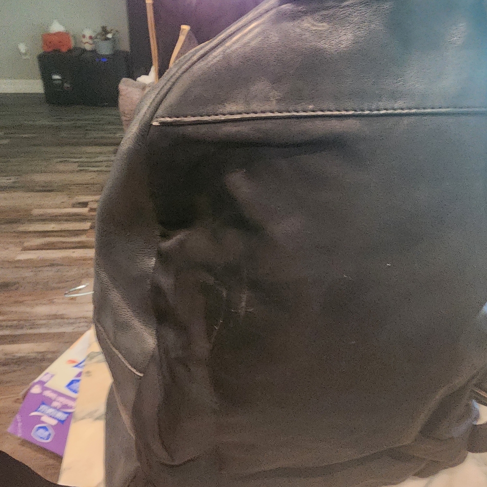 Brown Patterned Backpack - image 3